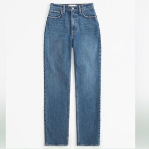 Abercrombie 90s Straight Ultra High Rise Jeans - Curve Love
